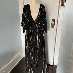 Tie Dye Maxi Dress/Caftan (one size)